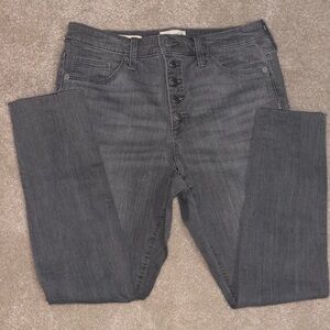 Universal Thread gray denim button up Skinny Jeans